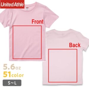 【前面”下”＋背面”下”】女性用 UAの高品質Tシャツ